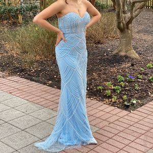 Blue formal dress